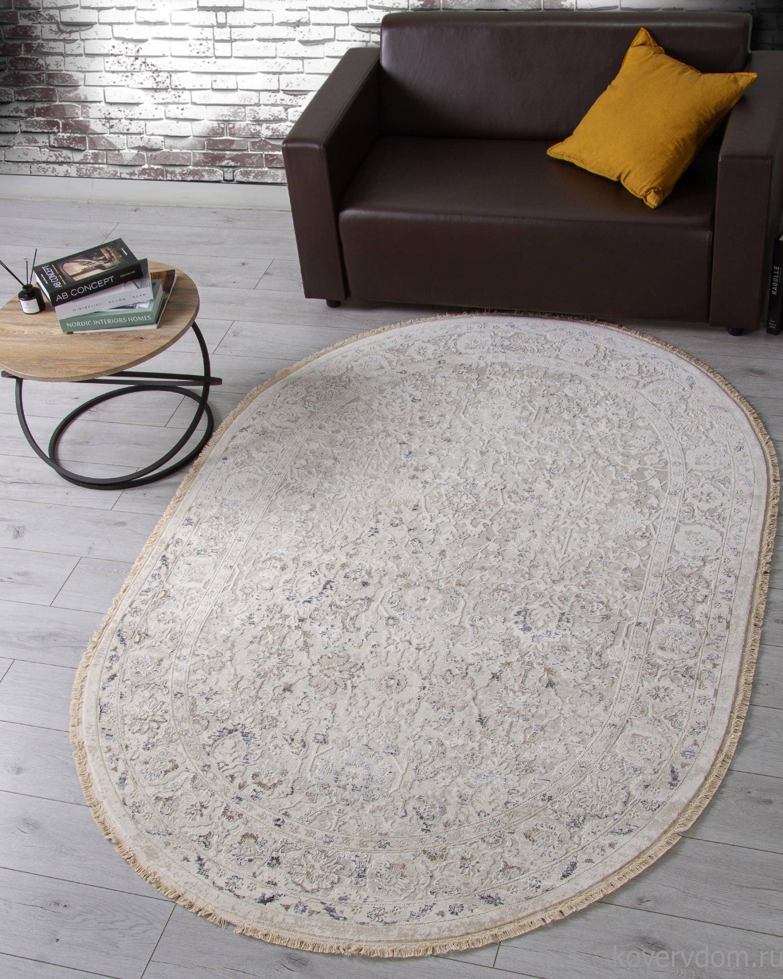 Ковер Jasmine 35981Z CREAM / CREAM Овал