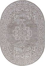 Ковер бежевый NOVA-A 04089A CREAM HB / LIGHT GRI HB Овал