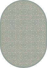 Овальный рельефный ковер бежевый из вискозы GENOVA R 38036 6555 90 ОВАЛ