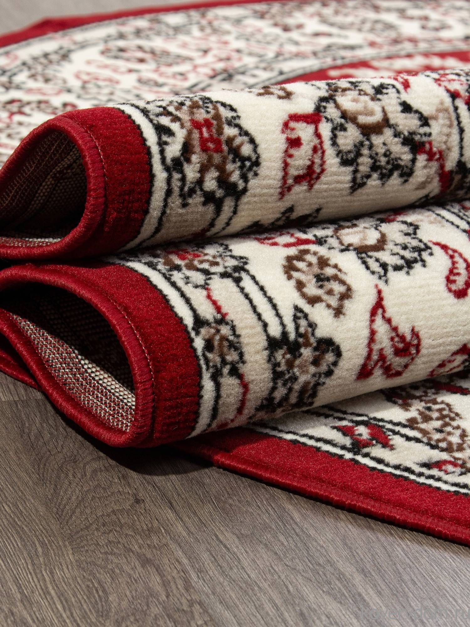 Ковер GAVANA D412 RED Овал