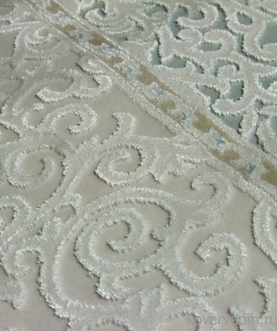 Ковер рельефный HUNKAR 7908 СИНИЙ / СИНИЙ Овал