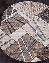 Ковер SIERRA D487 BEIGE-BROWN Овал