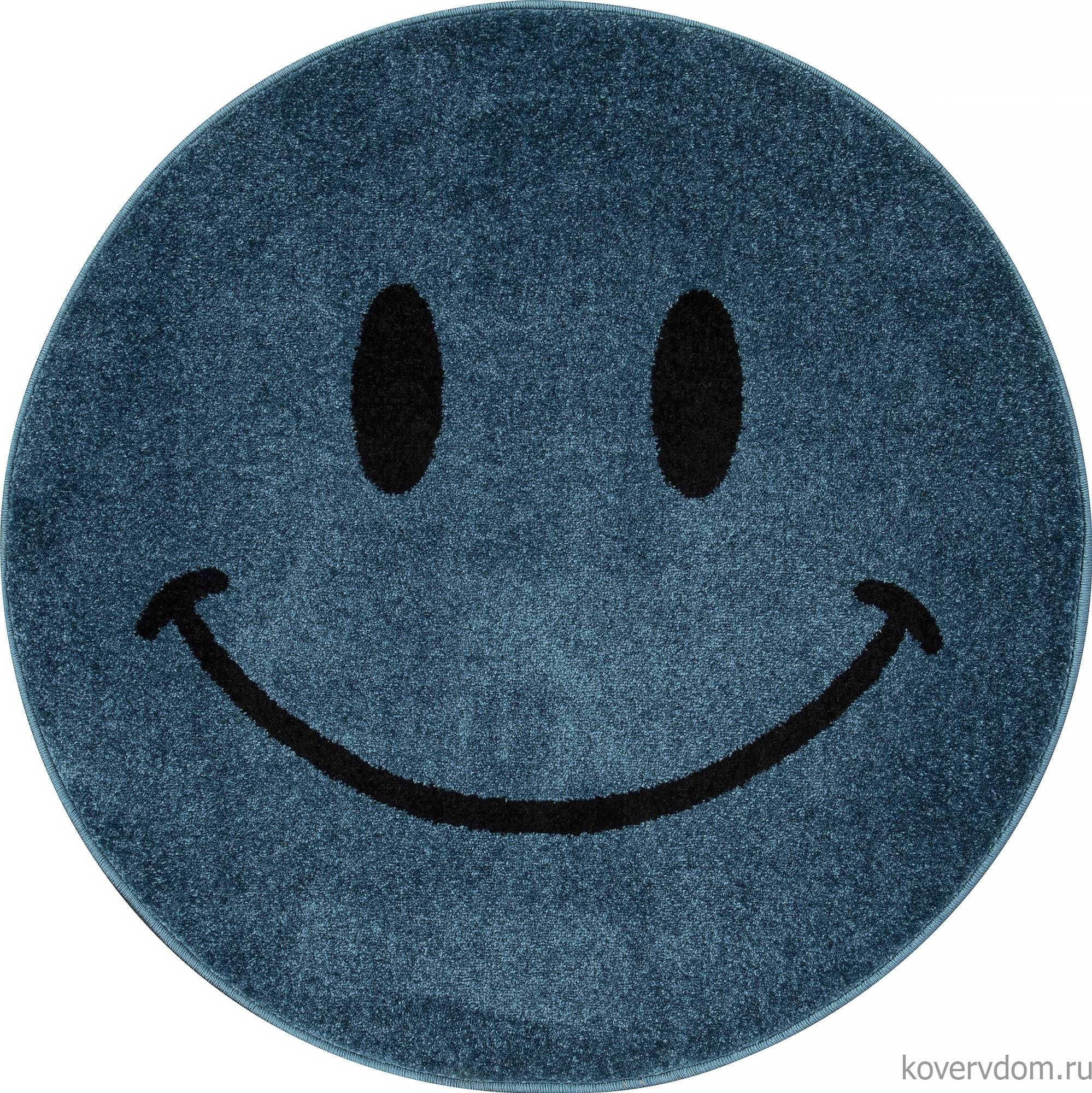 Ковер SMILE 2 NC19 BLUE Круг