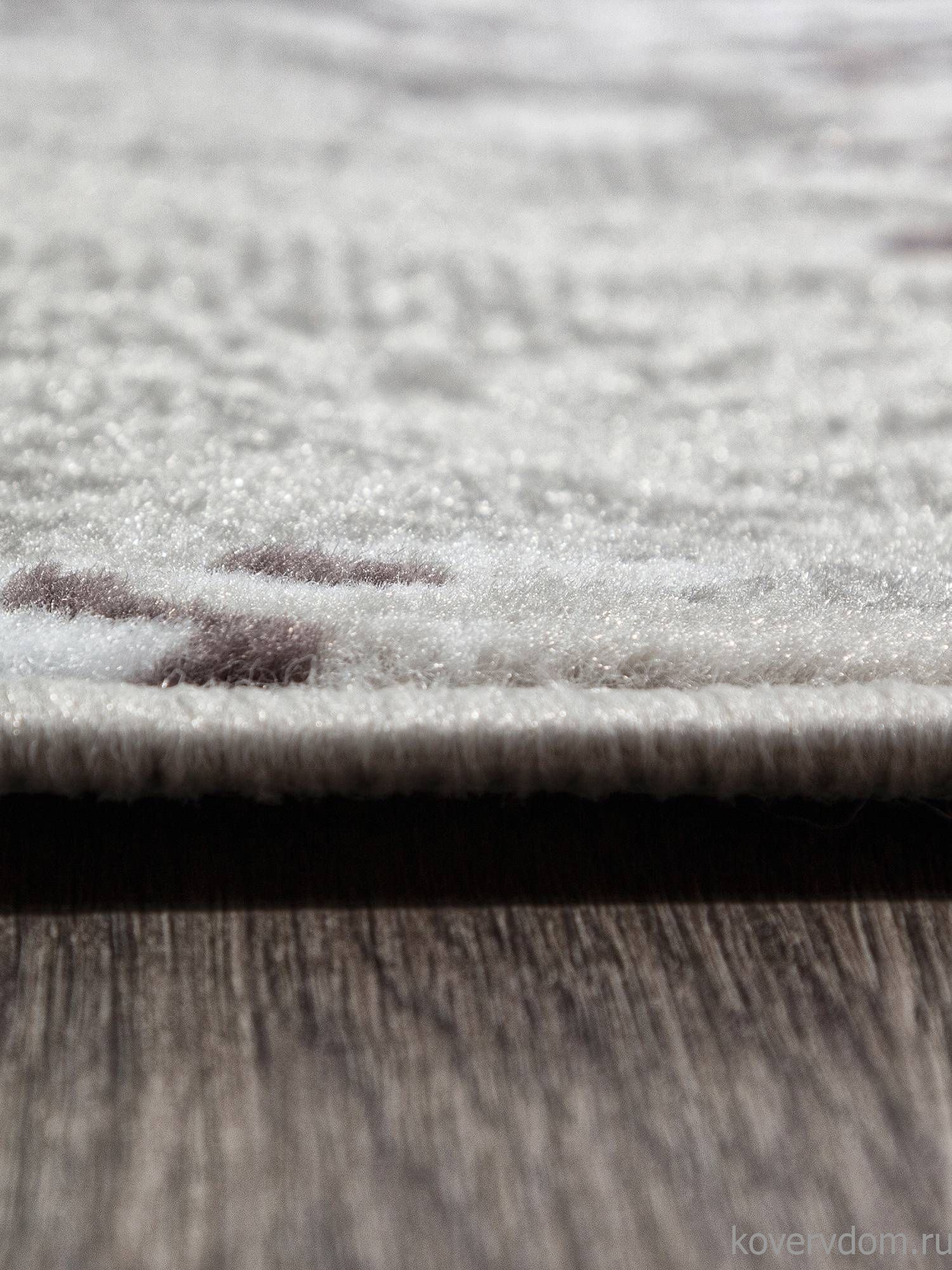 Ковер SILVER-A F390 GRAY Овал