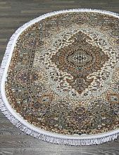 Ковер SHAHREZA D414 CREAM-BROWN Овал