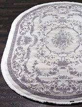 Ковер TRUVA 08330G GREY / GREY Овал
