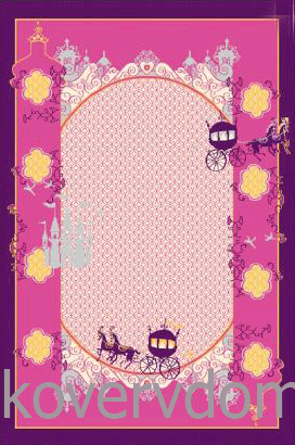 Ковер детский FUNKY-A ANA pink 