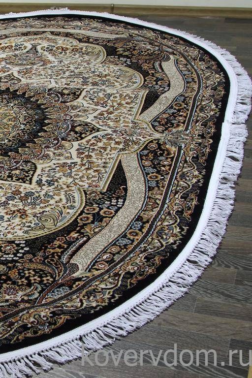 Ковер SHAHREZA D415 CREAM-NAVY Овал