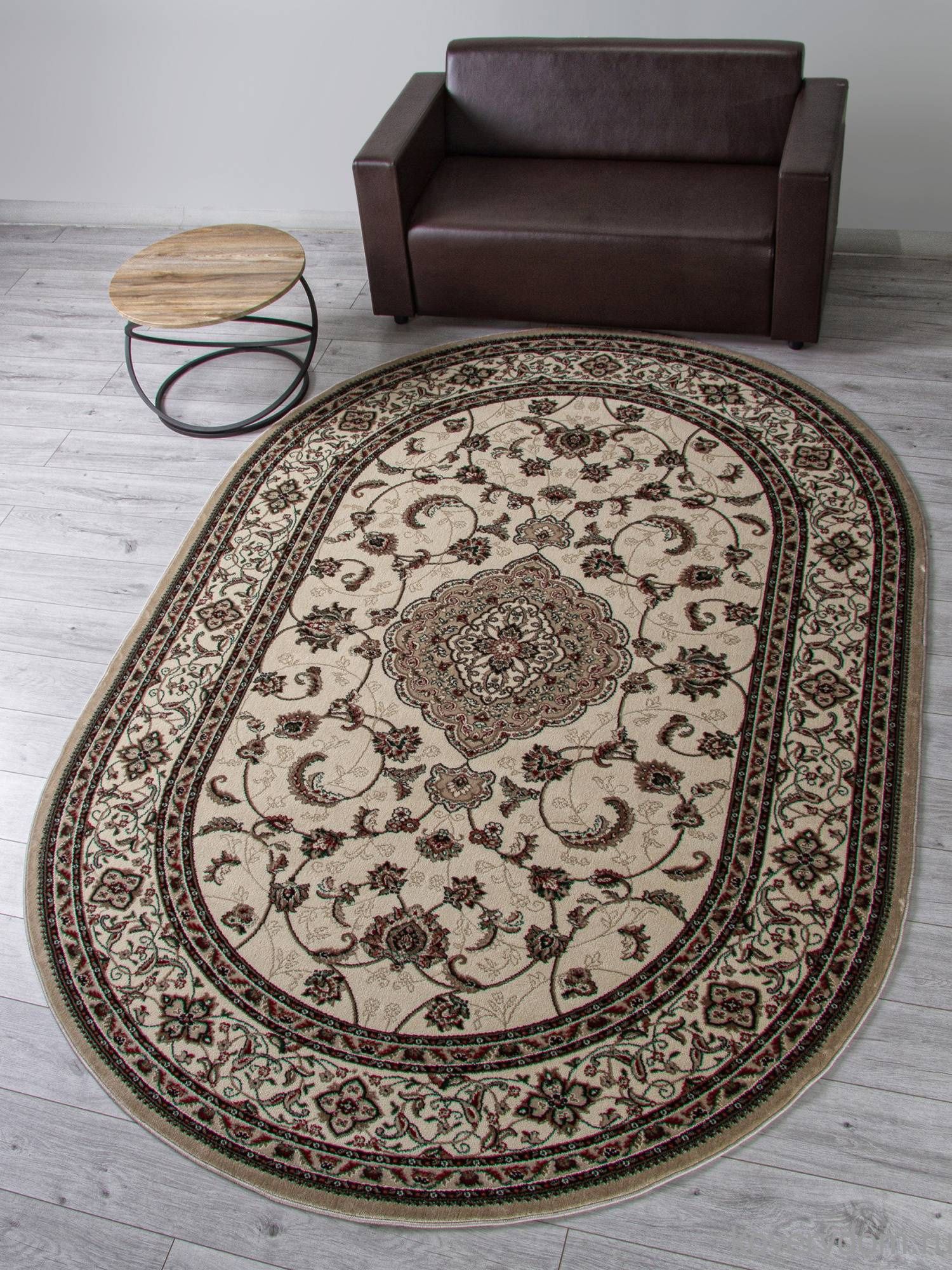 Ковер COLIZEY-A D389 BEIGE Овал