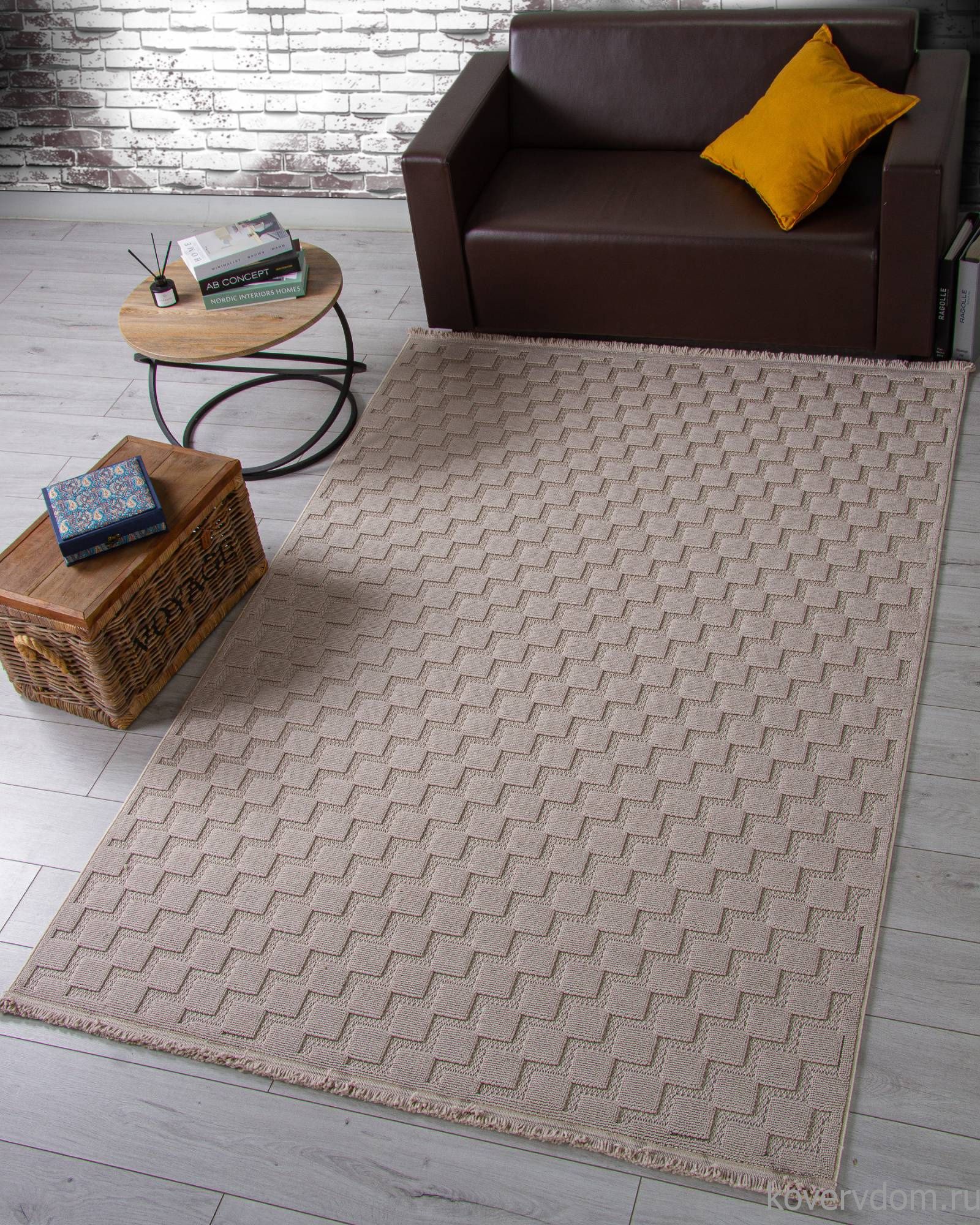 Ковер LOOPY L0010A D.BEIGE / D.BEIGE