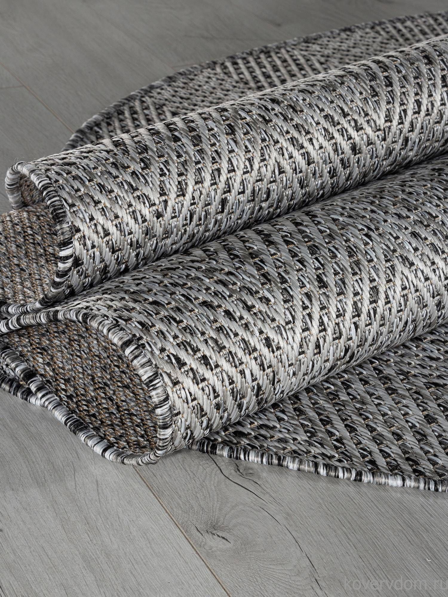 Ковер KAIR S156 DARK GRAY Овал