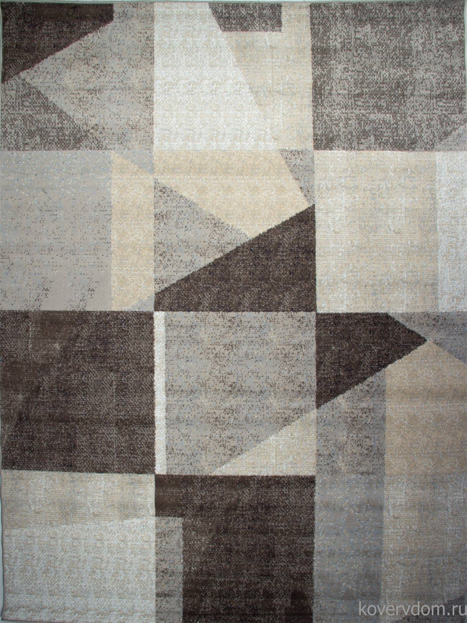 Ковер PRAGA 06052A BROWN / TOZ GRI