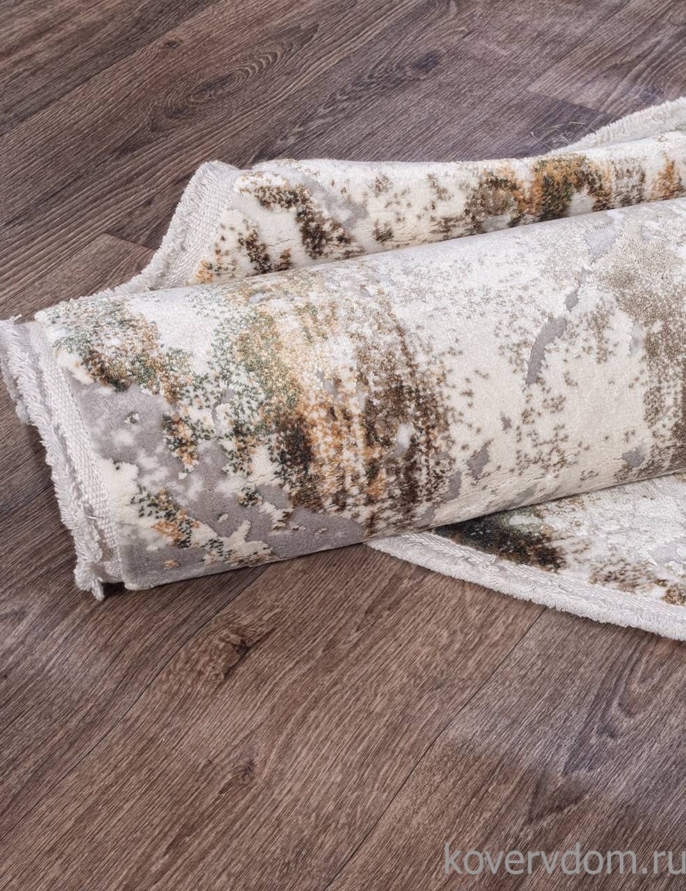 Ковер ALLURES 12123 CREAM / GREEN Круг