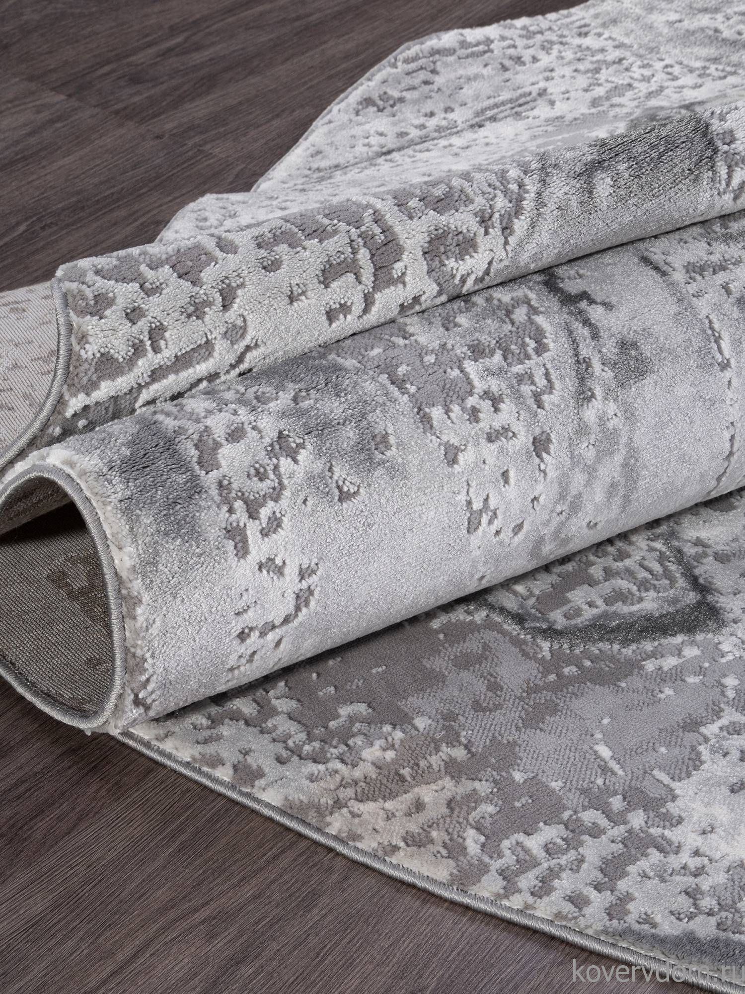 Ковер ARMINA 04022G GREY / GREY Овал