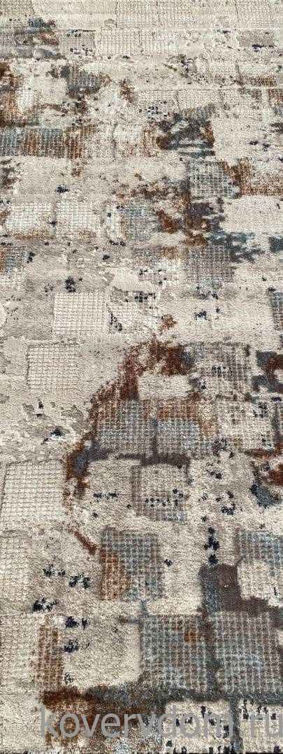 Ковровая Дорожка RODOS 7652A L.BLUE / WHITE