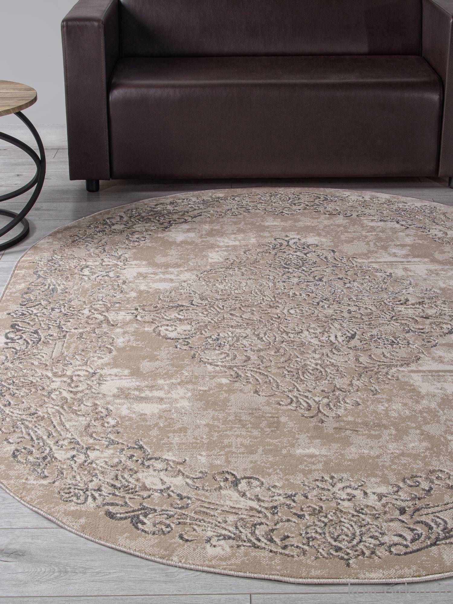 Ковер LIMAN F481 BEIGE Овал